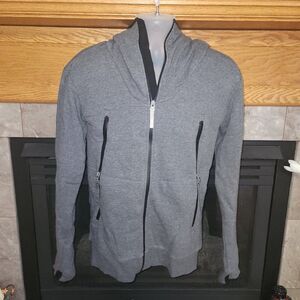 Bench Full Zip Warm Jacket Hoodie Sherpa Lined with Thumbholes